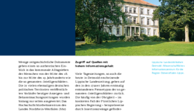 Lippische Landesbibliothek Detmold nutzt Hostingangebot des HBZ Lippische Landesbibliothek Detmold nutzt Hostingangebot des HBZ